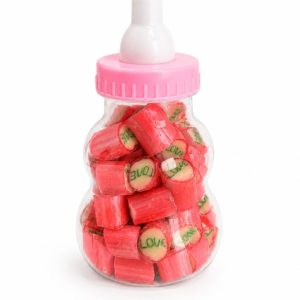 Product Image and Link for Strawberry LOVE Milk Bottle Candy Bites (60g)
