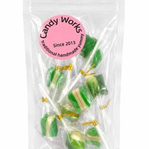Product Image and Link for Green Apple Mini Lollipop (10 pack, 100g)