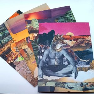 Product Image and Link for Minor Gods Postcards (4 Designs)