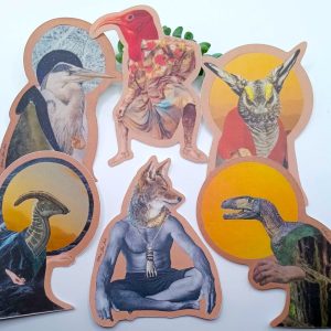 Product Image and Link for Minor Gods Stickers (6 Designs)