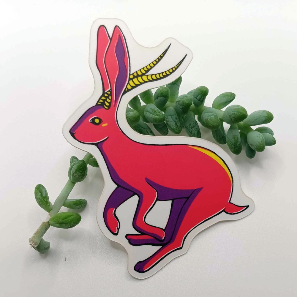 Product Image and Link for Jackalope Sticker
