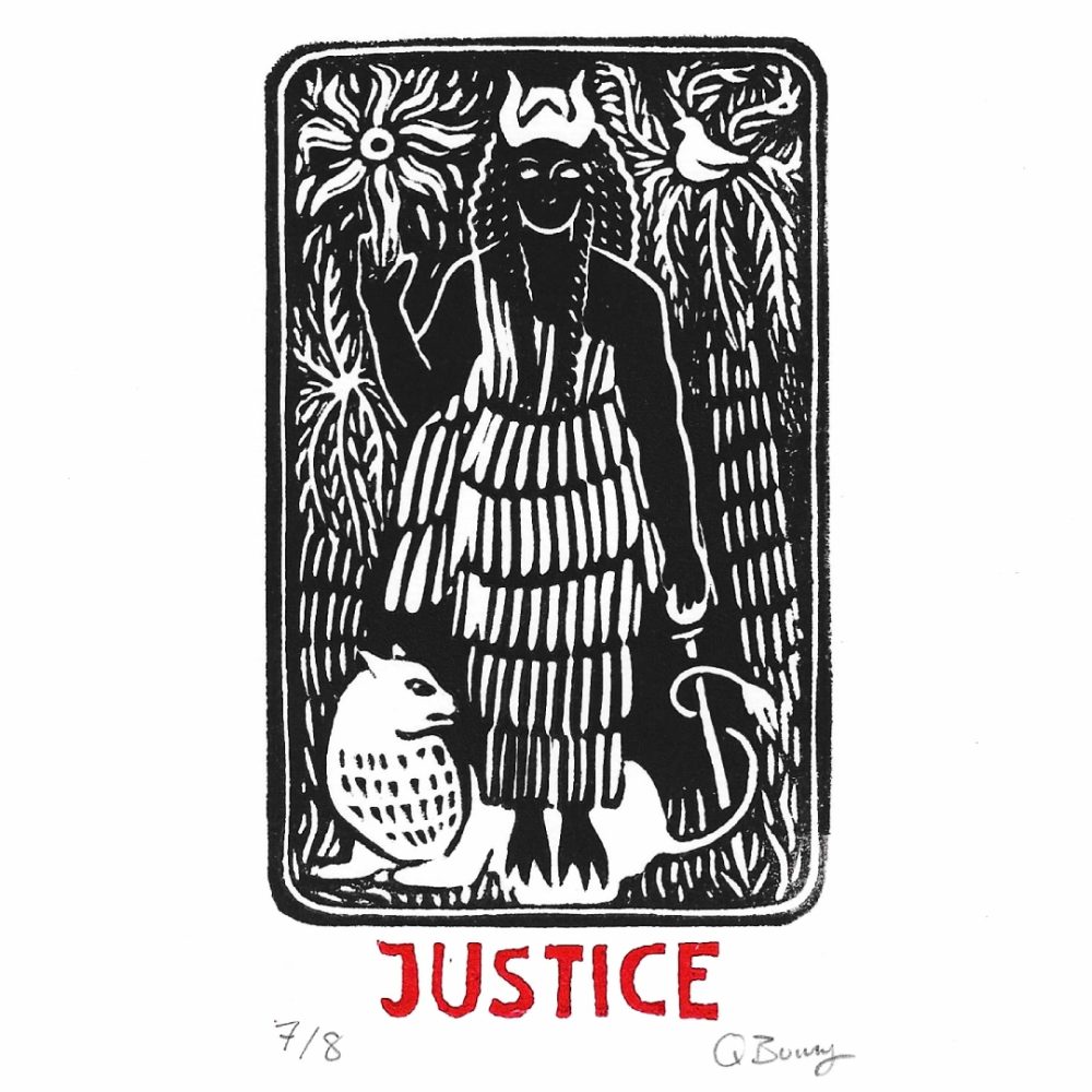 Product Image and Link for Linocut Tarot Prints (5 Designs)