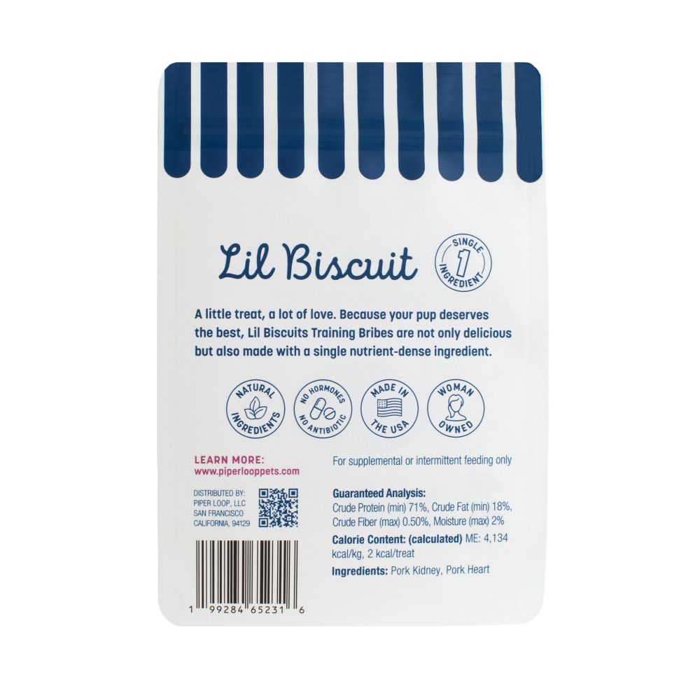 Product Image and Link for Lil Biscuit Treat Pouch — Freeze-Dried Pork
