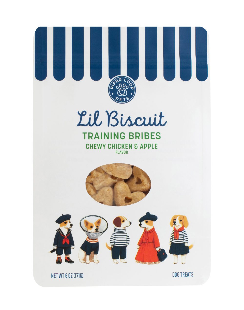 Product Image and Link for Lil Biscuit Treat Pouch — Chewy Chicken & Apple