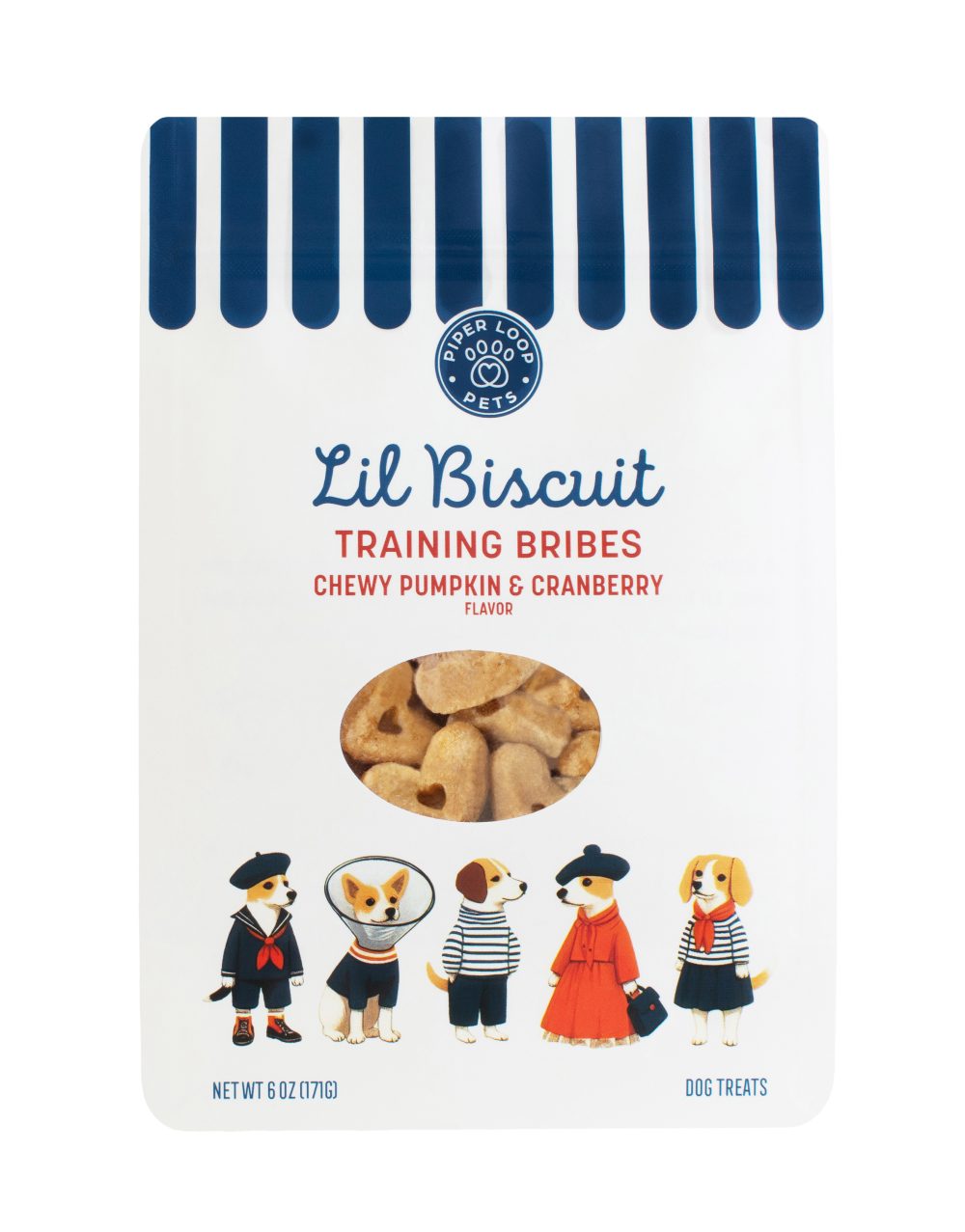 Product Image and Link for Lil Biscuit Treat Pouch — Chewy Pumpkin & Cranberry