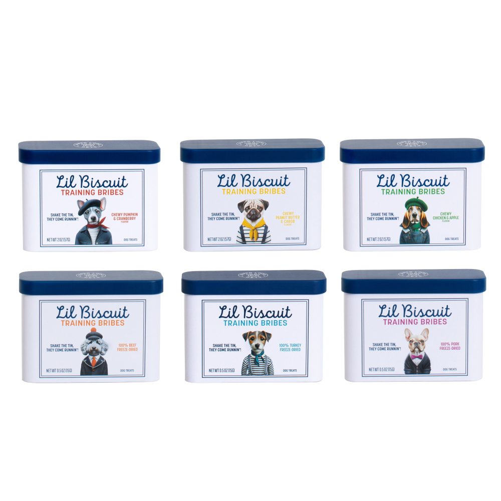 Product Image and Link for Lil Biscuit Training Tin — Complete Collection