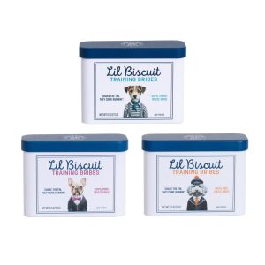 Product Image and Link for Lil Biscuit Training Tin — Protein Trio
