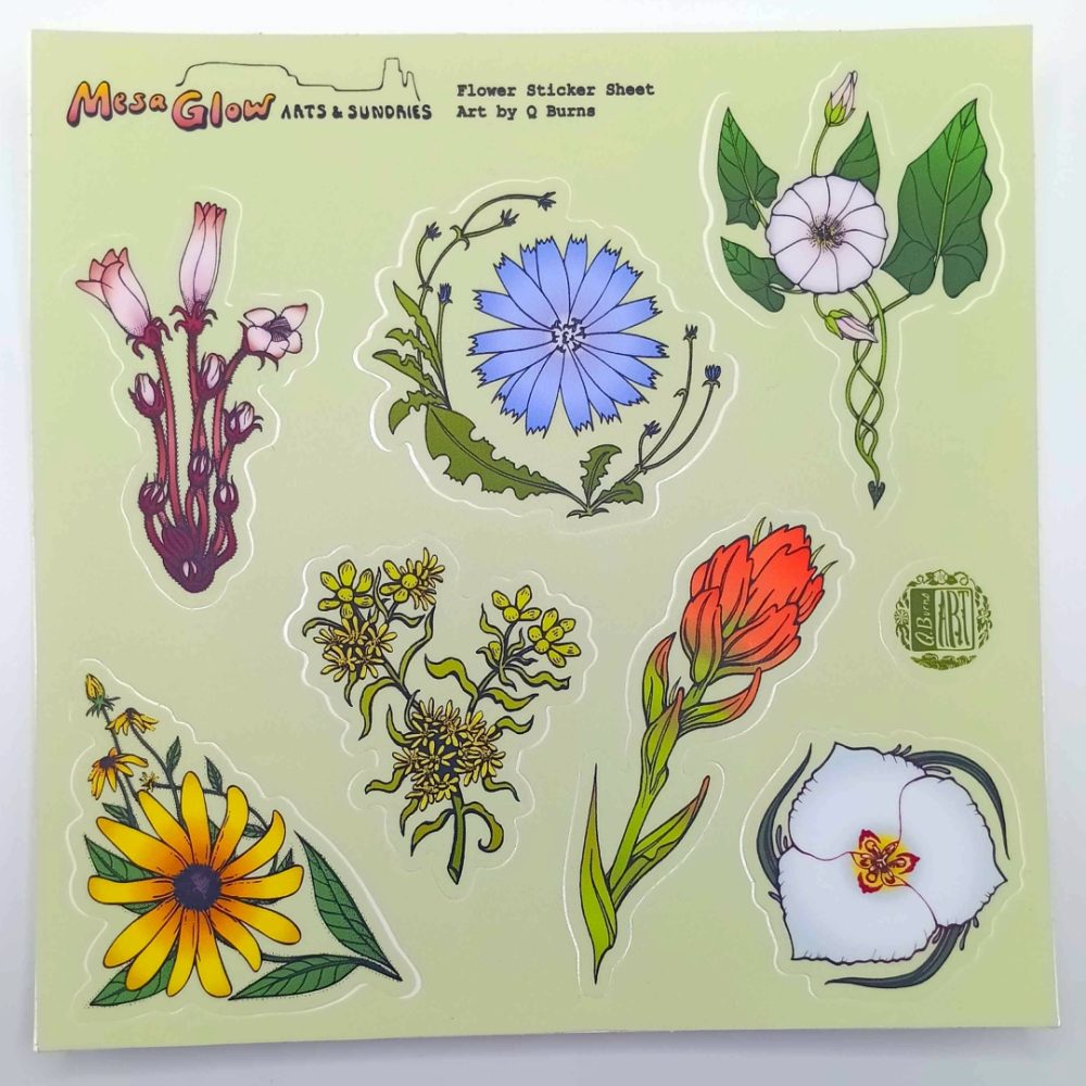 Product Image and Link for Wildflowers Sticker Sheet