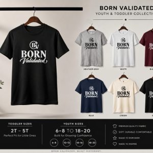 Product Image and Link for Born Validated Youth & Toddler Collection