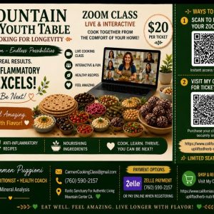 Product Image and Link for Zoom Cooking Class Ticket $20