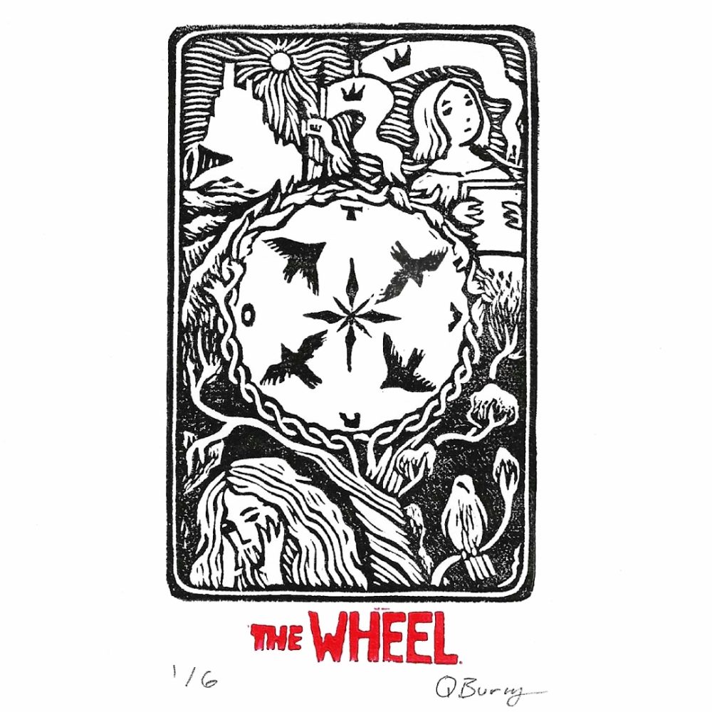 Product Image and Link for Linocut Tarot Prints (6 Designs)