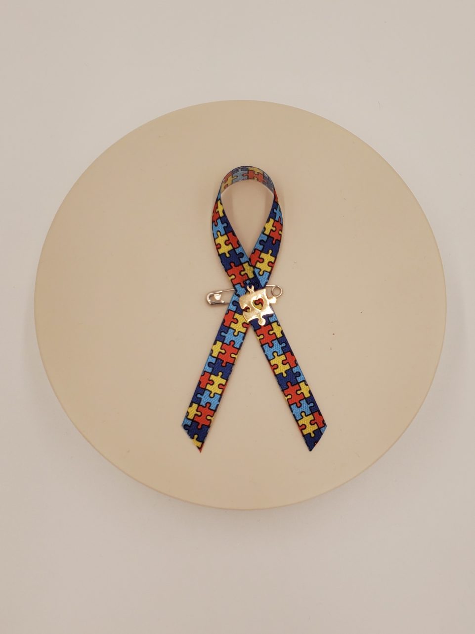 Product Image and Link for Autism Awareness Ribbon Pins