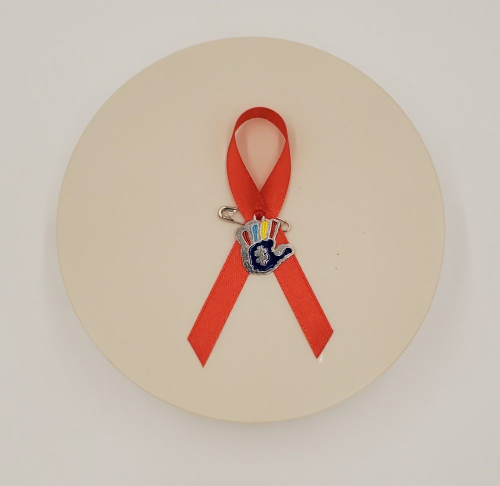 Product Image and Link for Autism Awareness Ribbon Pins