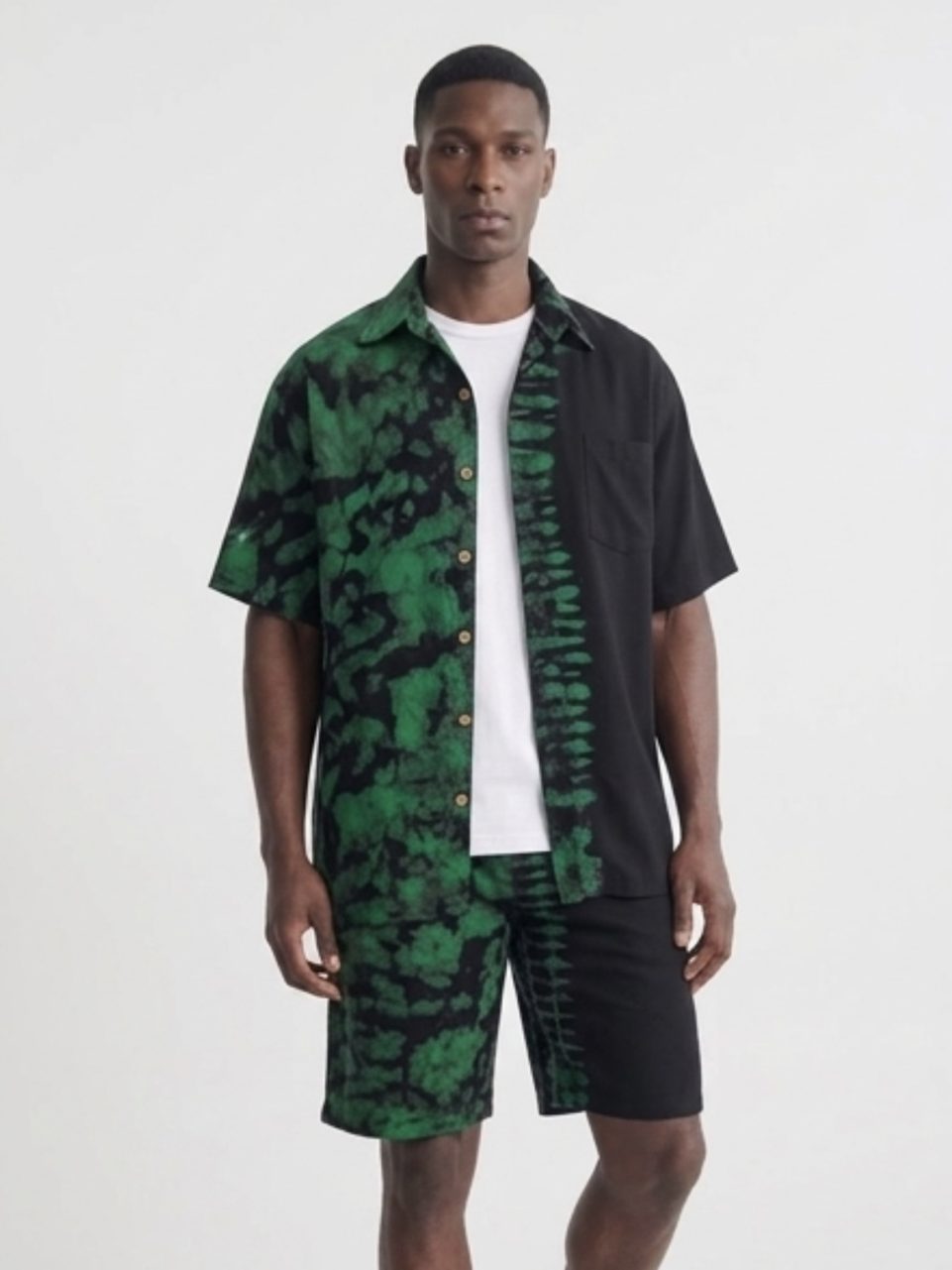 Product Image and Link for Men’s button-down tie-dye shirt