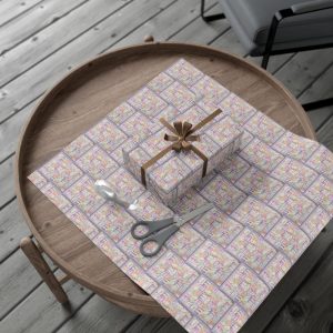 Product Image and Link for Gift Wrap Papers – “Psychedelic Calendar Seeped(tm)” – Small Square – Three Sizes
