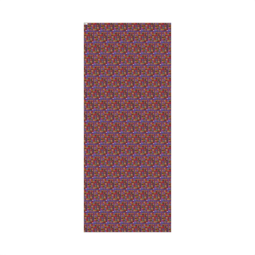 Product Image and Link for Gift Wrap Papers – “Psychedelic Calendar Vibrant(tm)” – Small Square – Three Sizes