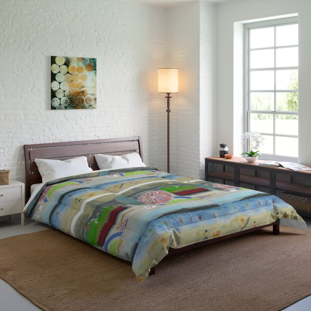 Product Image and Link for Comforter: “Alcohol Oh Yea(tm)” – Two Sizes