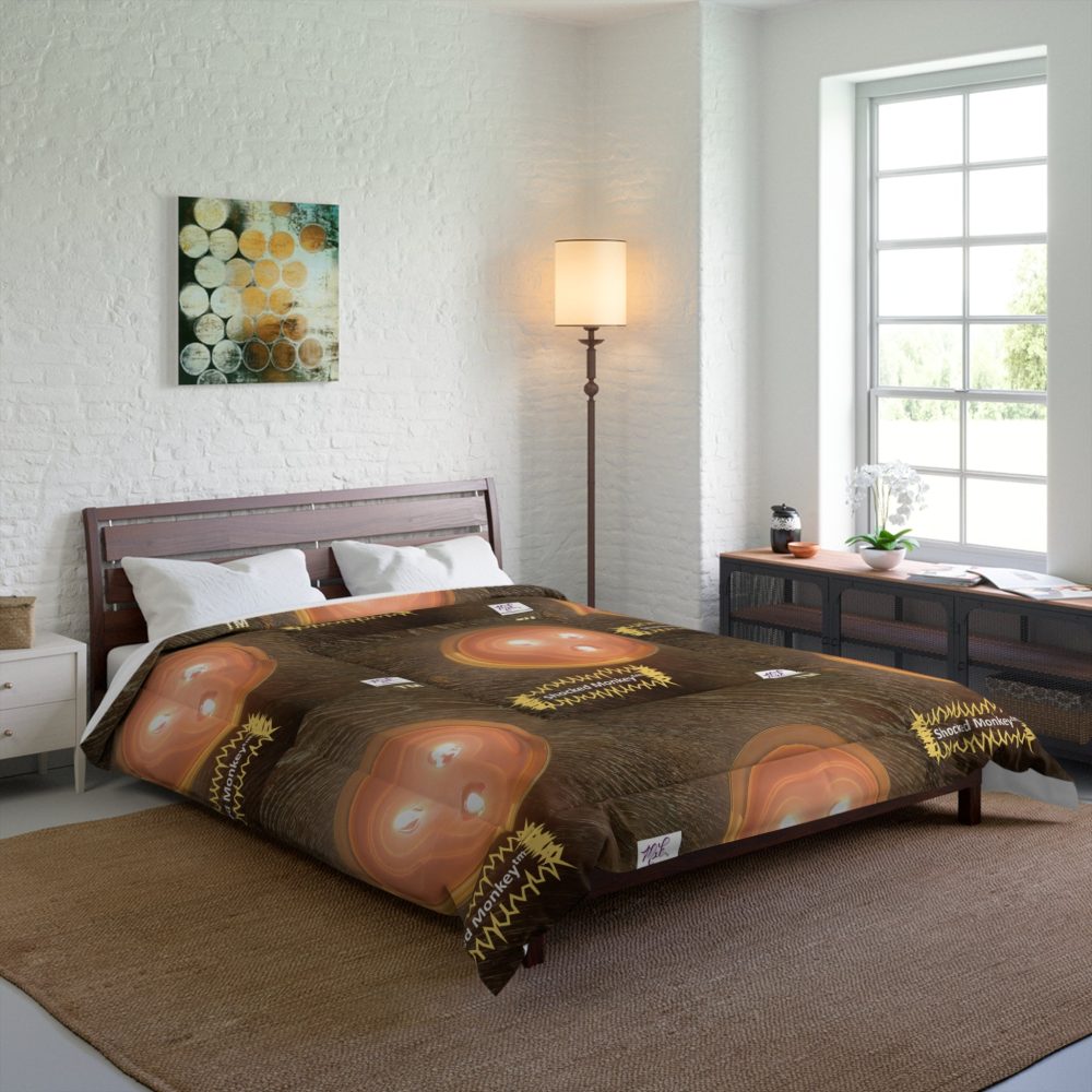 Product Image and Link for Comforter: “Shocked Monkey(tm)” – Four Sizes