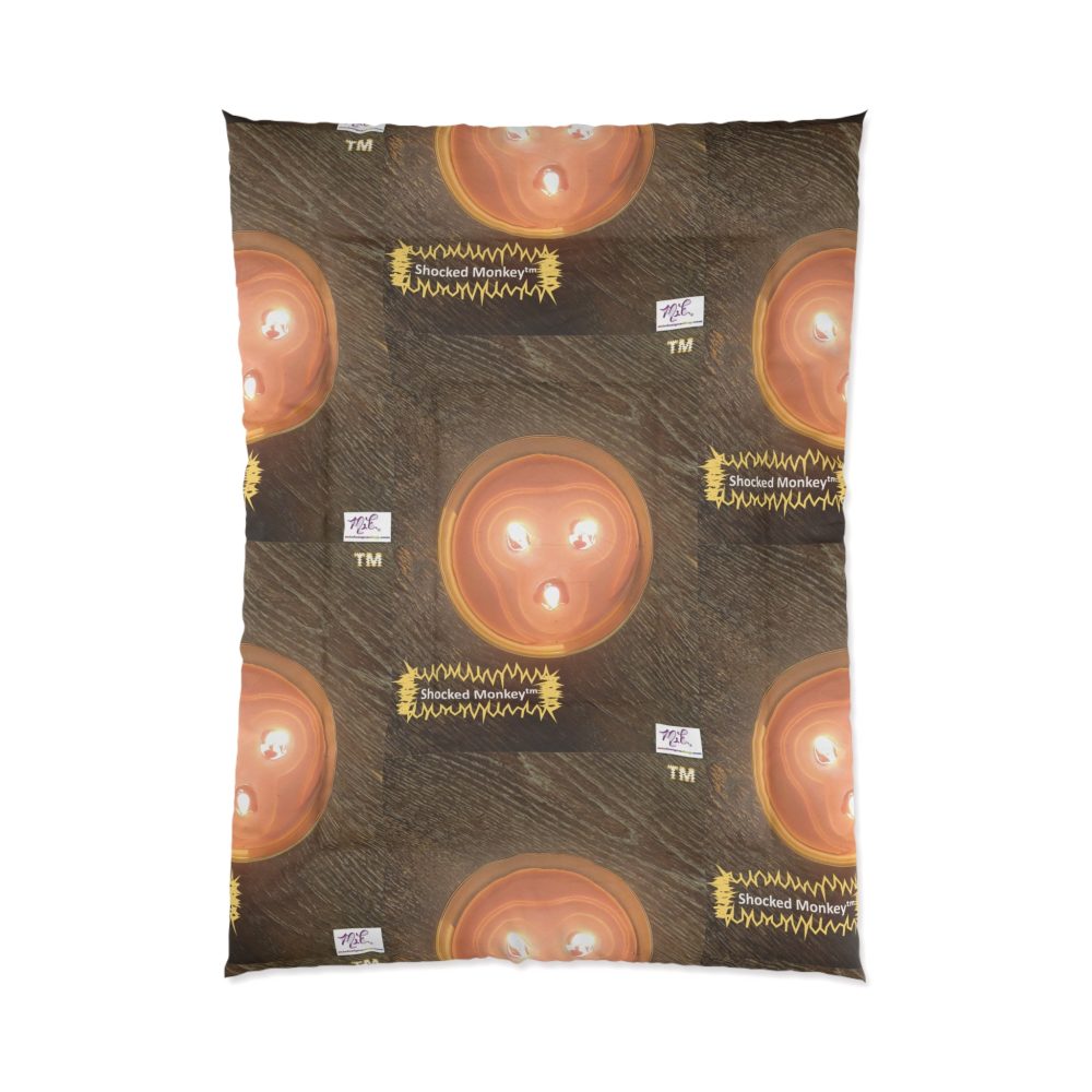 Product Image and Link for Comforter: “Shocked Monkey(tm)” – Four Sizes