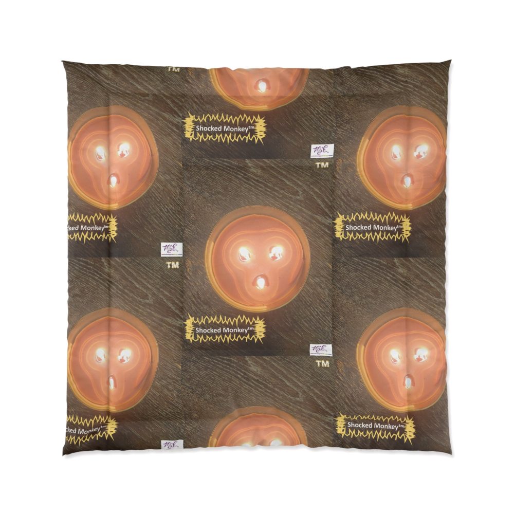 Product Image and Link for Comforter: “Shocked Monkey(tm)” – Four Sizes