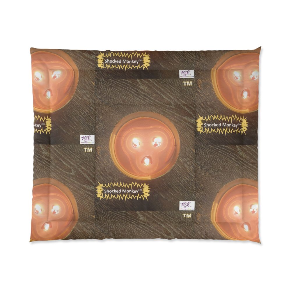 Product Image and Link for Comforter: “Shocked Monkey(tm)” – Four Sizes