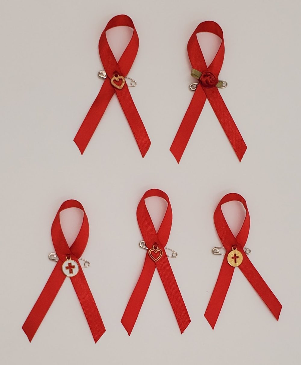 Product Image and Link for Red Awareness Ribbon – 3 Pack